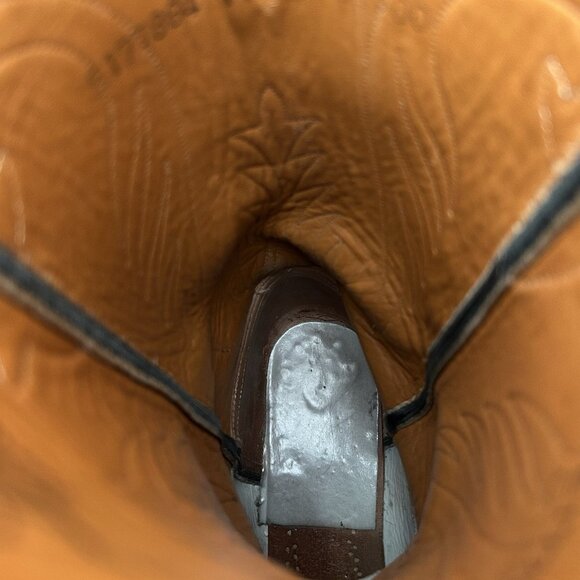 Lucchese Classics Handmade E177864 Black Western Cowboy Boots Mens 11 D - Picture 6 of 12